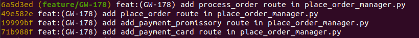 exemplo de commits